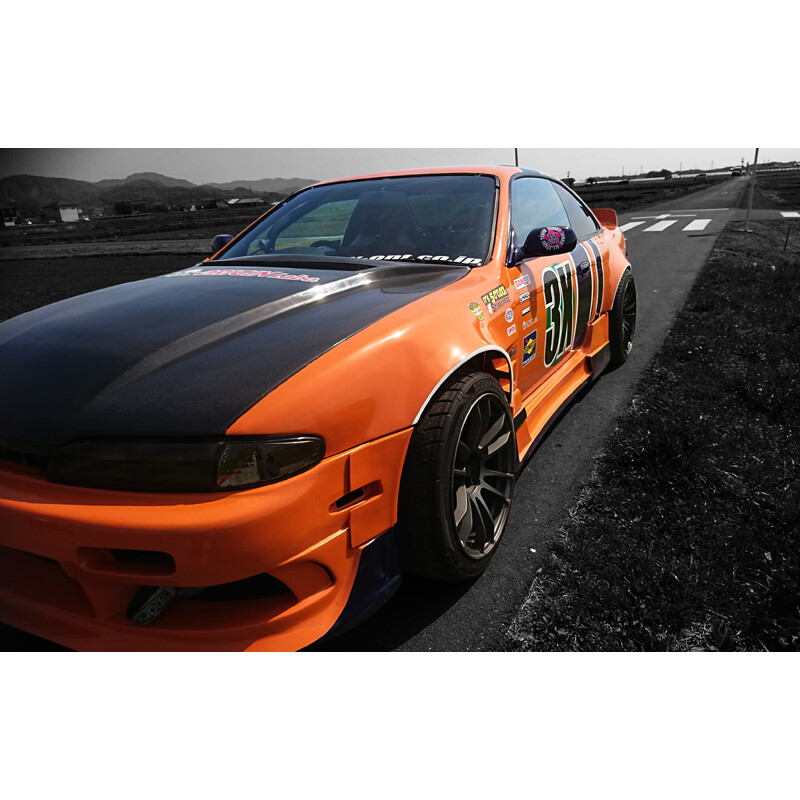 Ailes Avant Origin Labo +75mm pour Nissan 200SX S14