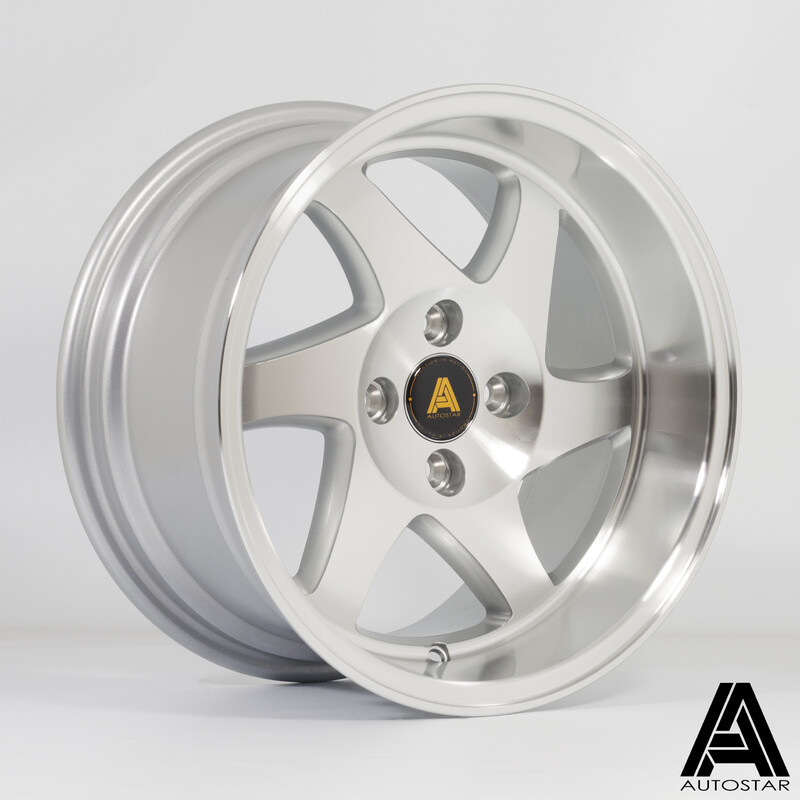 Autostar Blade 15x8" 4x100 ET20, Gris Argenté