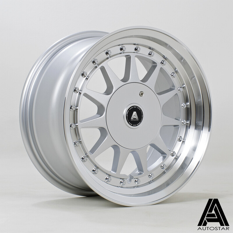 Autostar Raider 15x7.5" 4x100/108 ET20, Gris Argenté