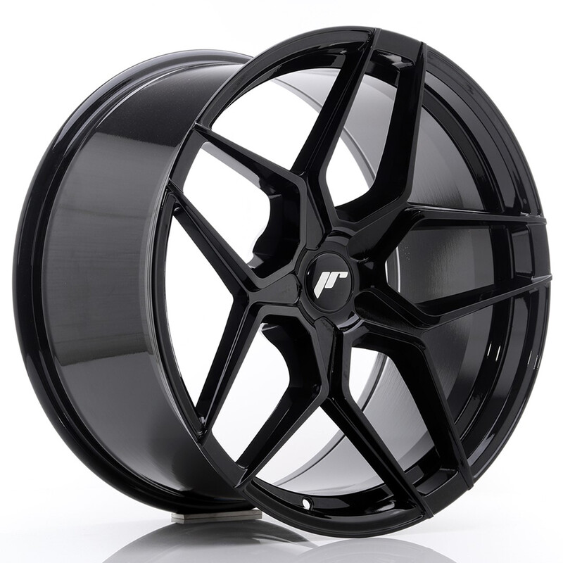 Japan Racing JR-34 Extreme Concave 20x10" (5 trous - sur mesure) ET20-40, Noir Brillant