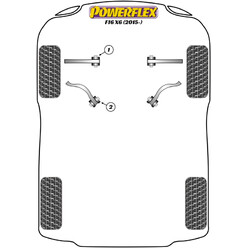 Silentblocs Powerflex pour BMW X6 F16 (2015+)