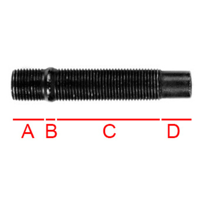 Goujon Compétition à Visser M14x1.25 (long. 82mm)