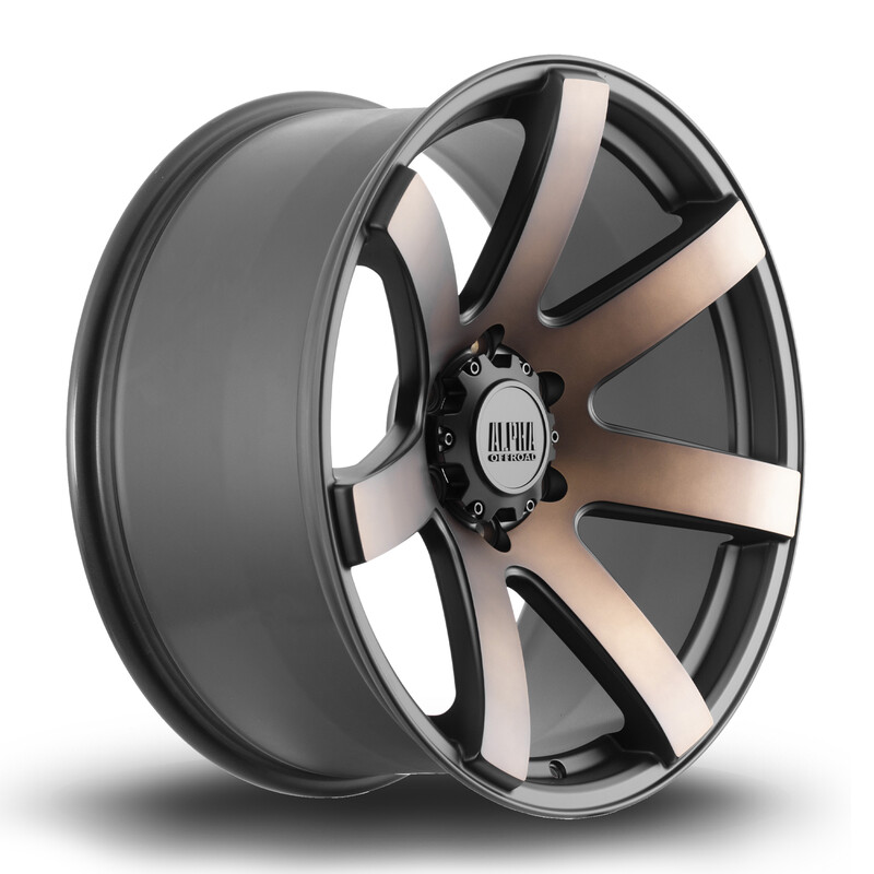 Rota Gauntlet 20x9" 6x139.7 ET10, Noir Mat Bronze