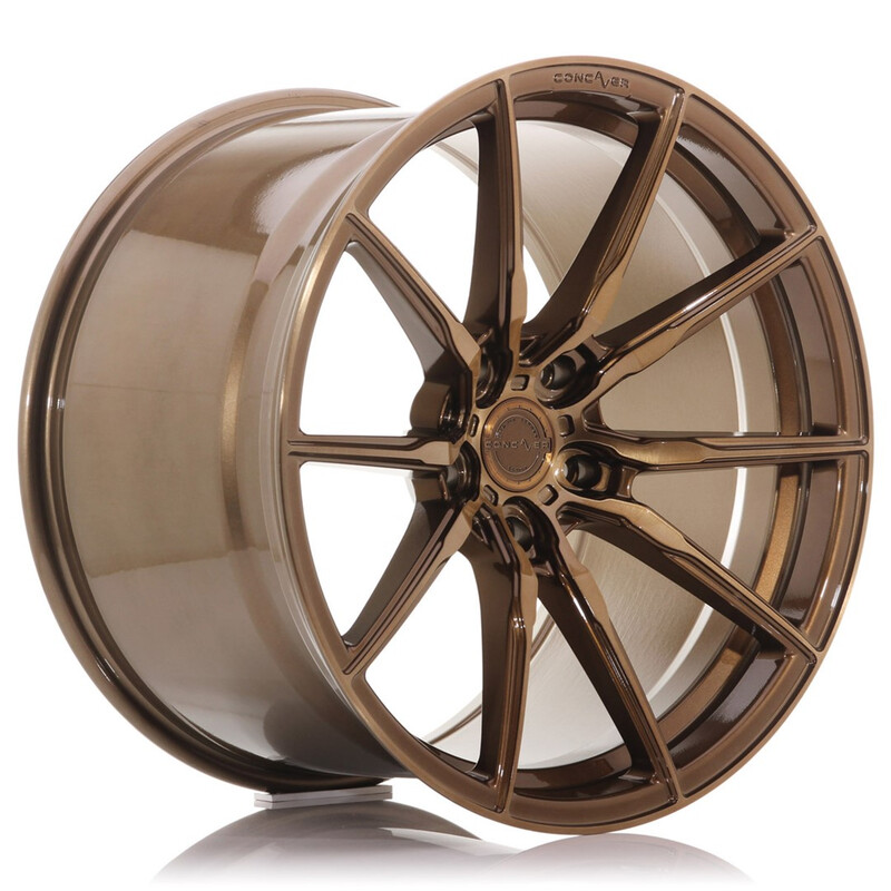 Concaver CVR4 19x9.5" (5 trous - sur mesure) ET20-45, Bronze