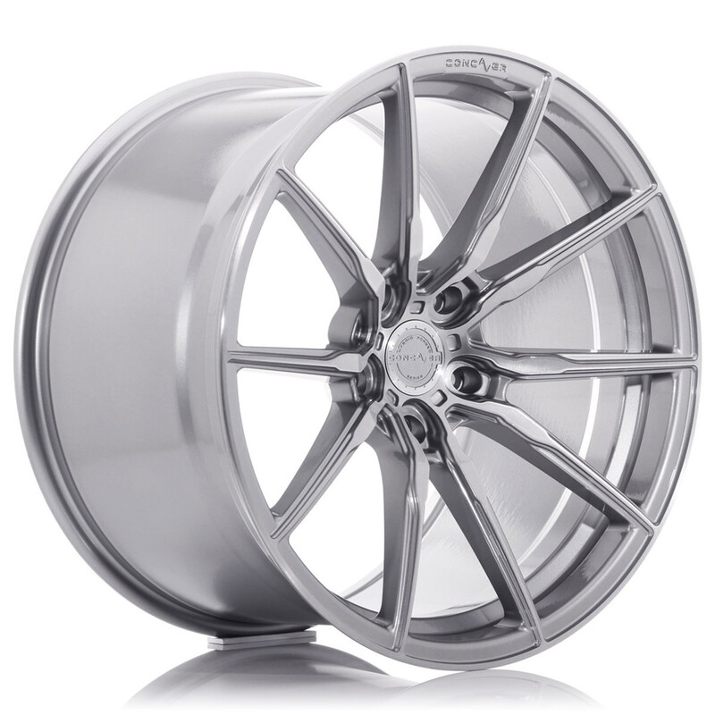 Concaver CVR4 20x10.5" (5 trous - sur mesure) ET15-43, Titane
