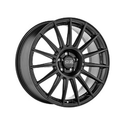 OZ Superturismo Dakar 20x10" 5x130 ET48, Noir Mat, Lettres Grises