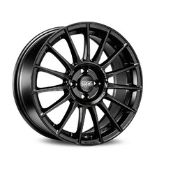 OZ Superturismo LM 17x7.5" 5x100 ET35, Noir Mat, Lettres Grises