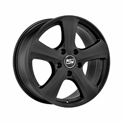 MSW 19 Van 16x6.5" 5x114.3 ET44, Noir Mat