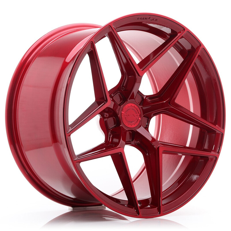 Concaver CVR2 20x9.5" (5 trous - sur mesure) ET22-40, Rouge Candy