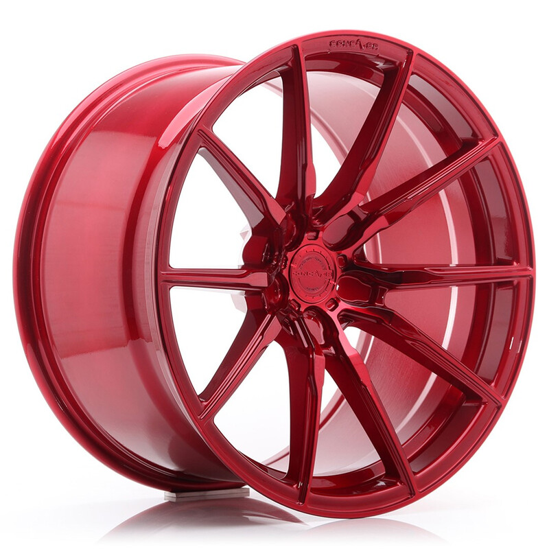 Concaver CVR4 20x11" (5 trous - sur mesure) ET0-30, Rouge Candy