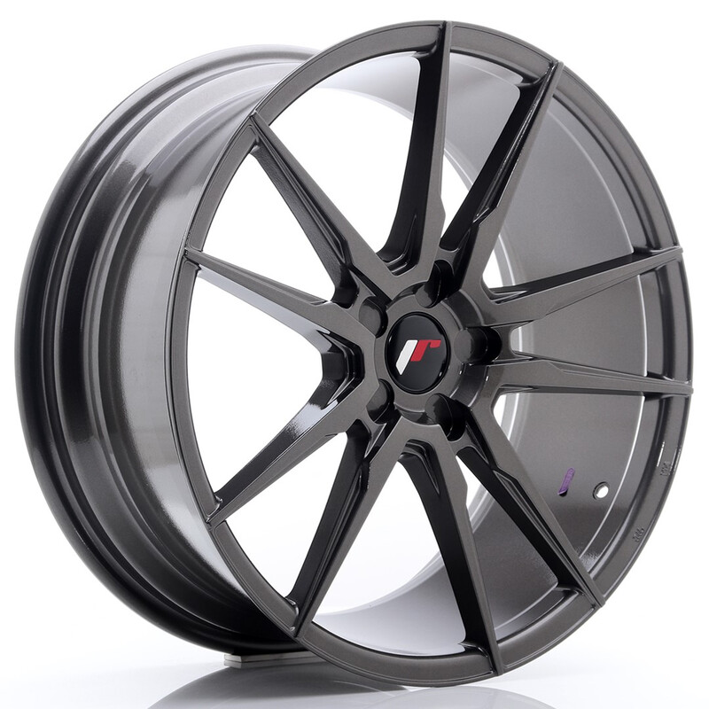 Japan Racing JR-21 20x8.5" (5 trous - sur mesure) ET20-40, Hyper Gray