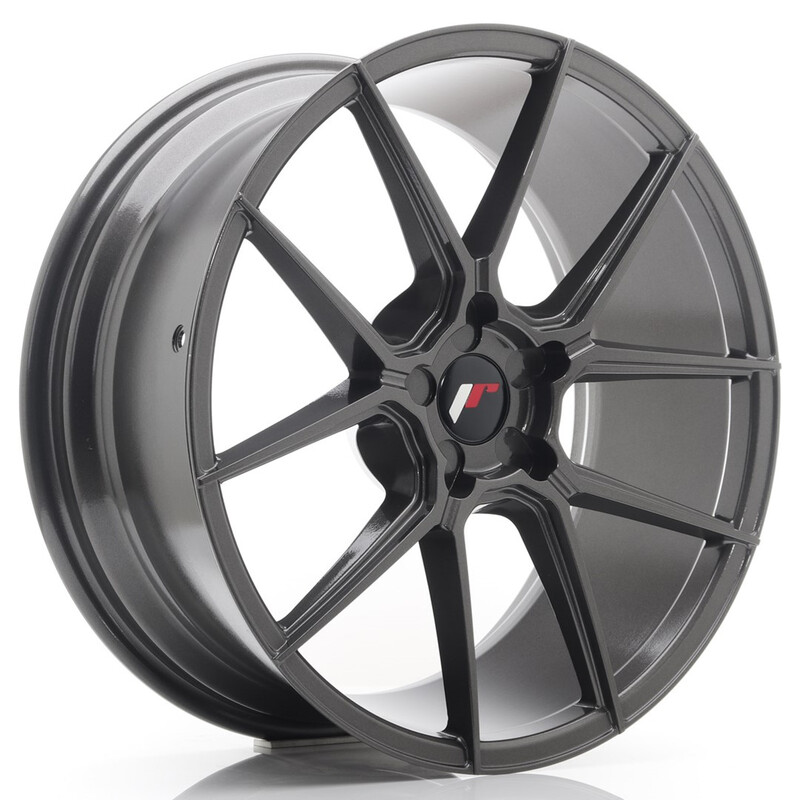 Japan Racing JR-30 20x8.5" (5 trous - sur mesure) ET20-42, Hyper Gray