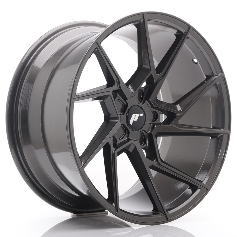 Japan Racing JR-33 Extreme Concave 20x10.5" (5 trous - sur mesure) ET15-30, Hyper Gray