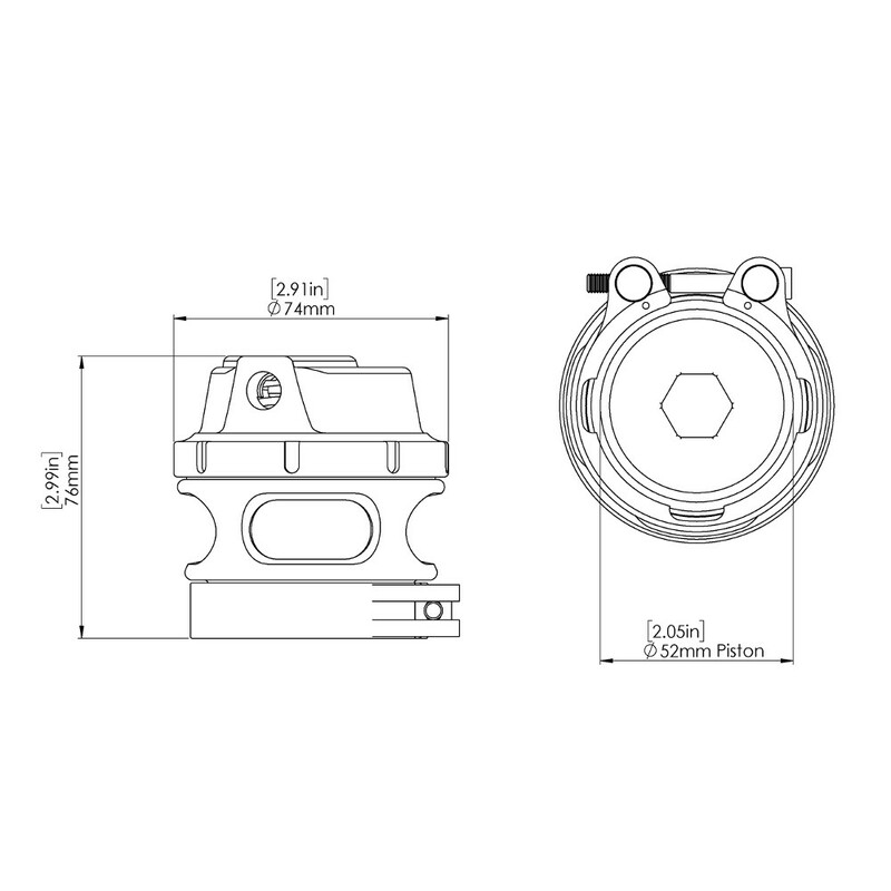 Dump Valve Turbosmart Gen V RacePort (Universelle)