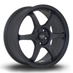 Rota GR6 18x7.5" 5x114.3 ET45, Noir Mat