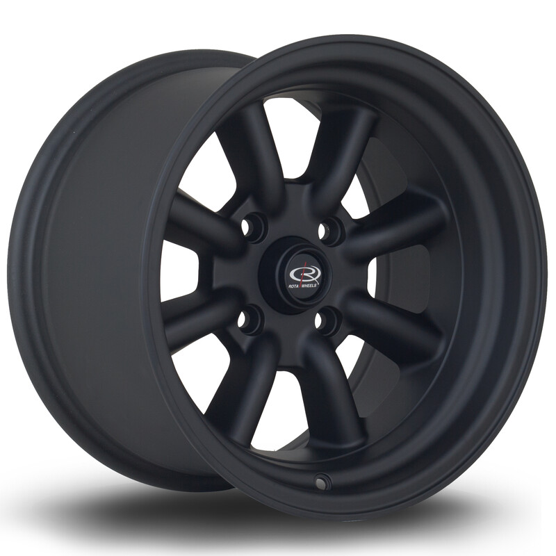 Rota RKR 15x9" 4x114.3 ET0, Noir Mat
