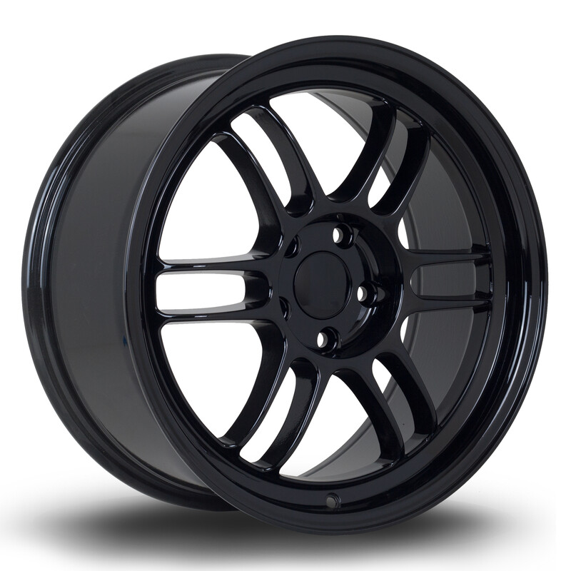 Rota TFS3 18x8.5" 5x114.3 ET44, Noir Brillant