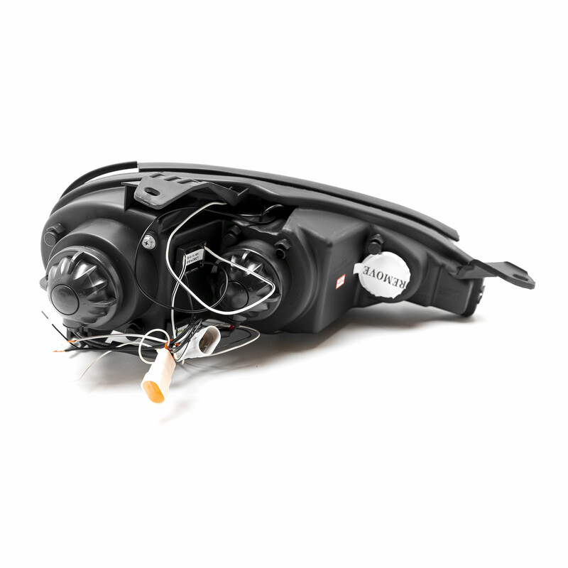 Phares Avant Navan pour Mazda MX-5 NBFL (01-05) - Fond Noir