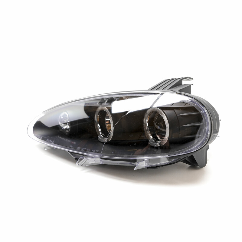 Phares Avant Navan pour Mazda MX-5 NBFL (01-05) - Fond Noir