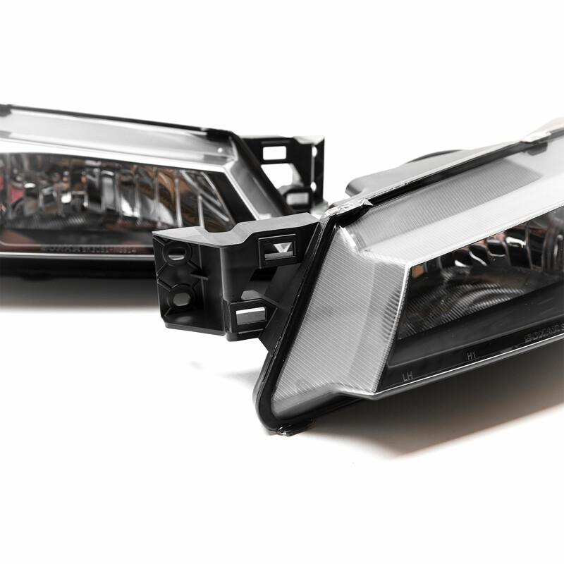 Phares Avant Navan pour Nissan 200SX S14A - Fond Noir