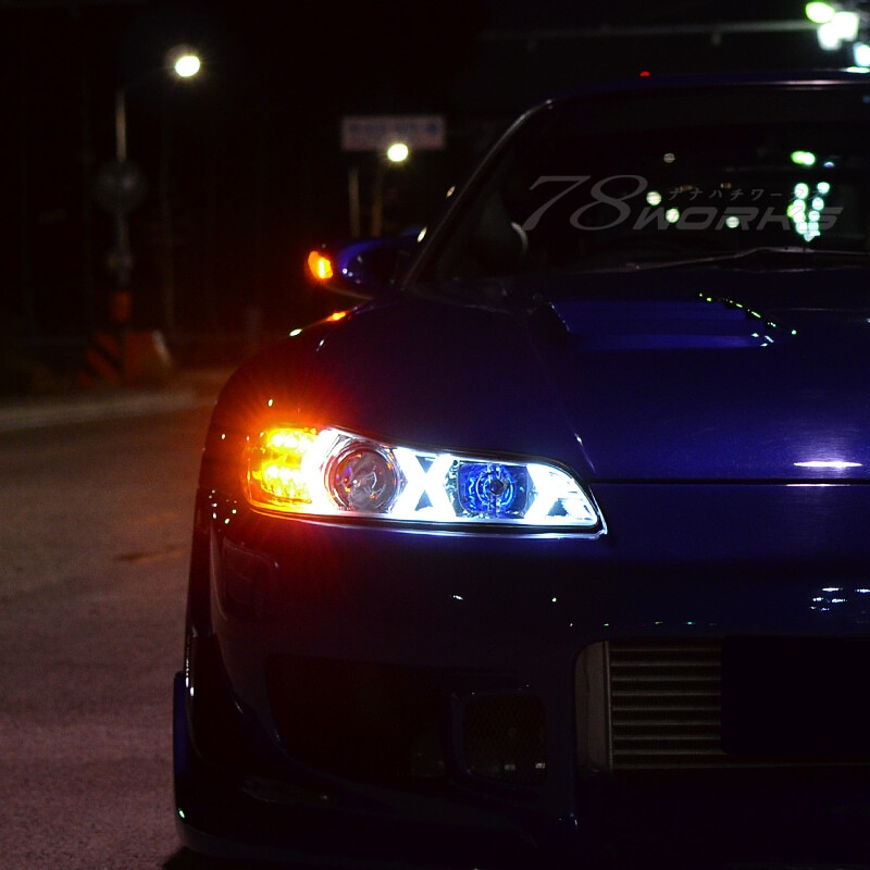 Phares Avant 78Works à LED pour Nissan Silvia S15