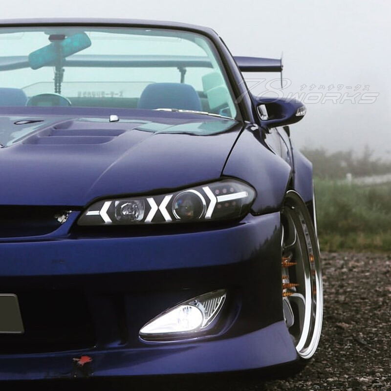 Phares Avant 78Works à LED pour Nissan Silvia S15