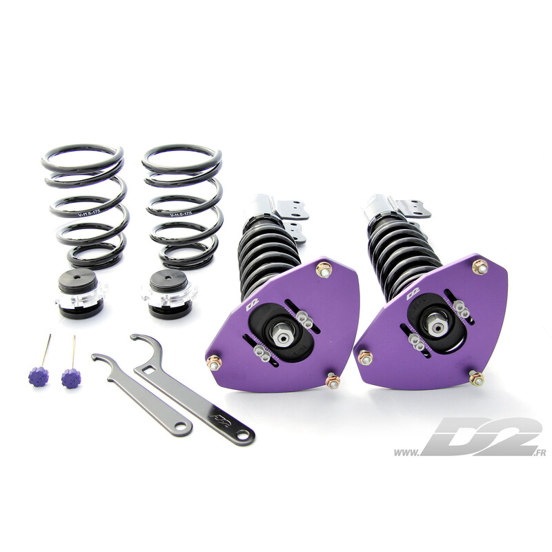Combinés Filetés D2 Street pour Fiat Coupé (93-00)