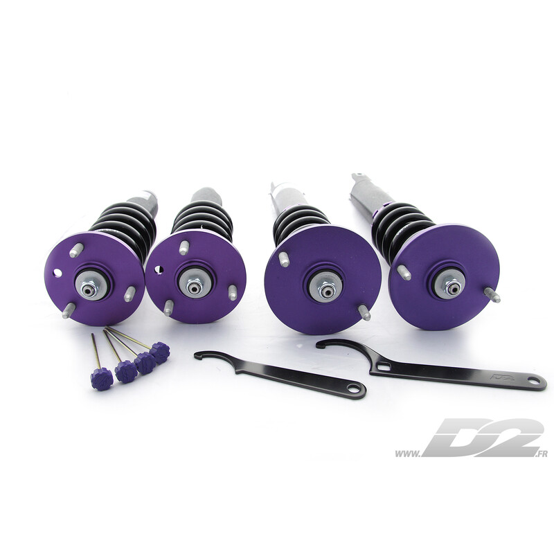 Combinés Filetés D2 Street pour Honda Accord CB (89-93)