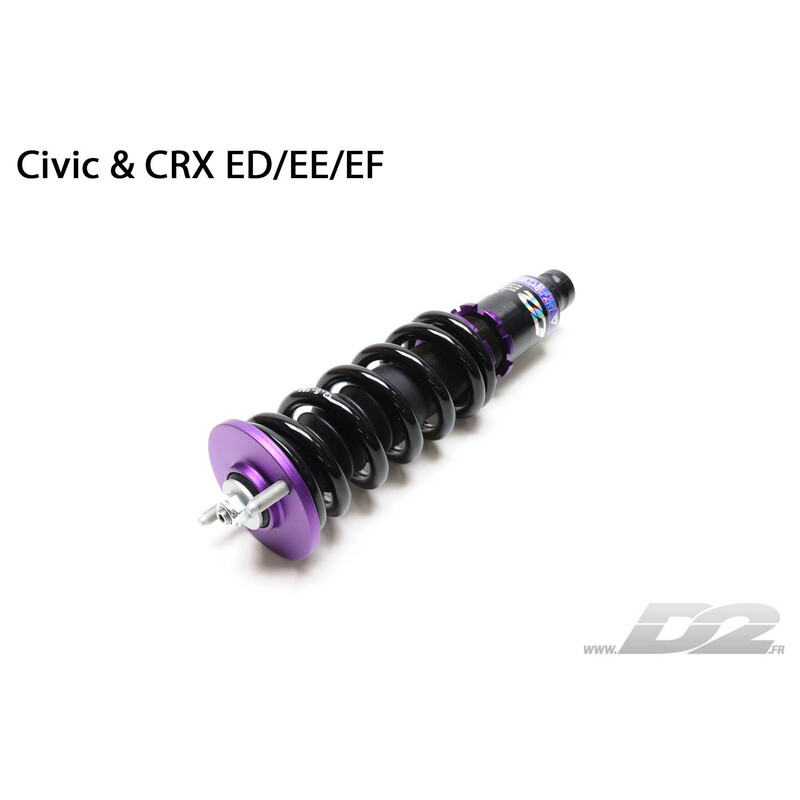 Combinés Filetés D2 Street pour Honda Civic ED / EE / EF (89-91)