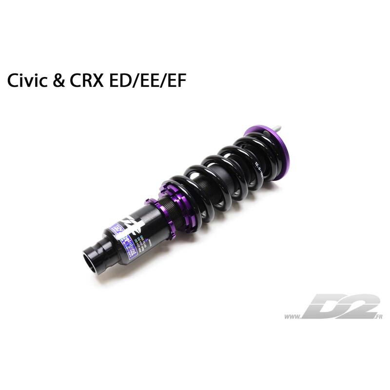 Combinés Filetés D2 Street pour Honda Civic ED / EE / EF (89-91)