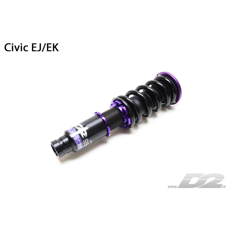 Combinés Filetés D2 Street pour Honda Civic EJ / EK (96-00)