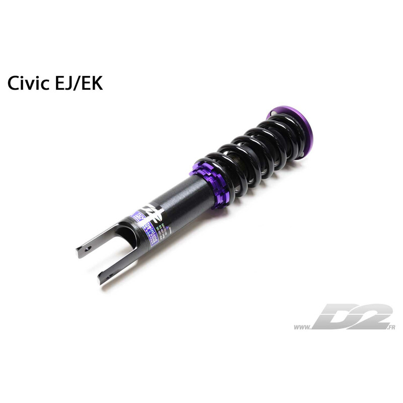 Combinés Filetés D2 Street pour Honda Civic EJ / EK (96-00)