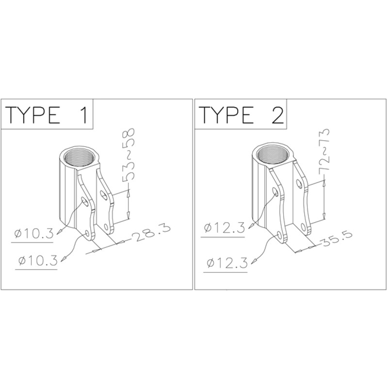 Combinés Filetés D2 Street pour Lancia Delta Integrale (87-95)