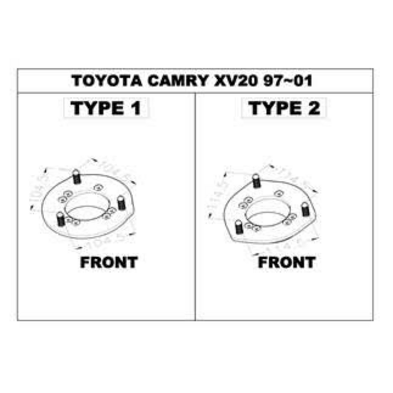 Combin\u00E9s\u0020Filet\u00E9s\u0020D2\u0020Street\u0020pour\u0020Toyota\u0020Camry\u0020XV20\u0020\u002897\u002D01\u0029