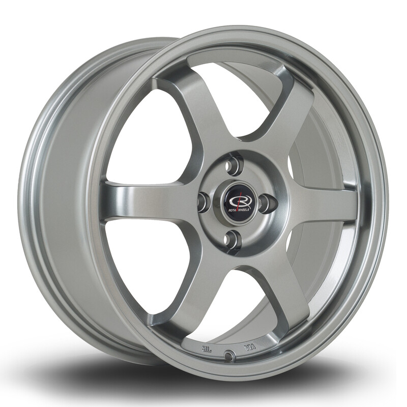 Rota Grid2 17x7.5" 4x108 ET25, Gris Anthracite