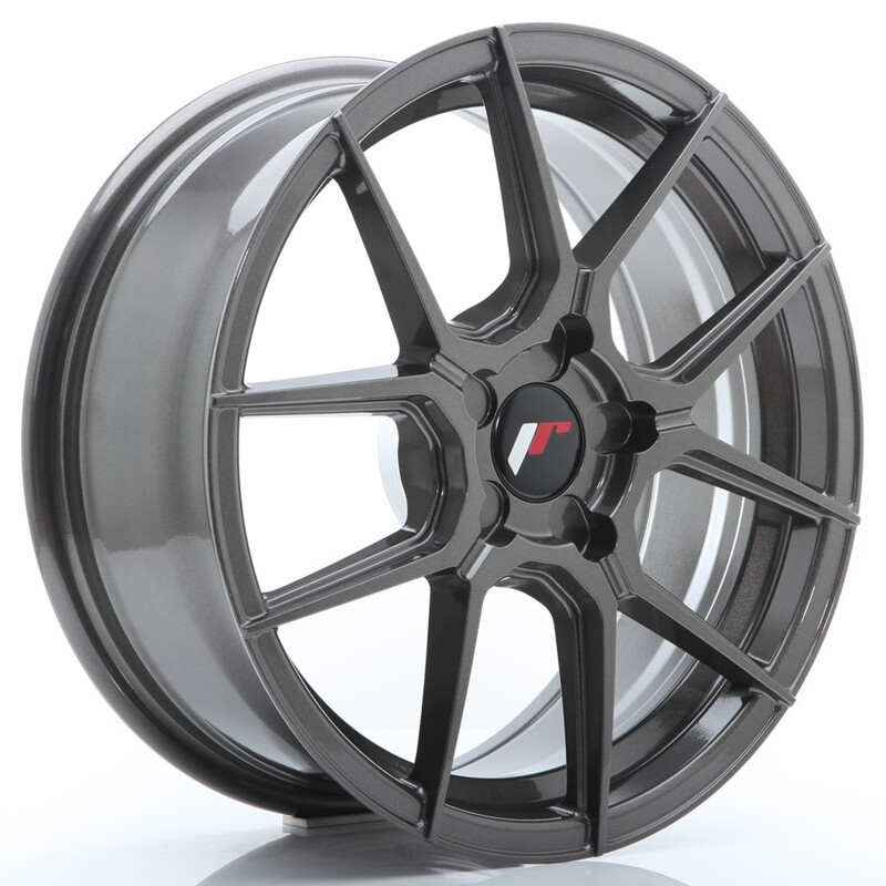 Japan Racing JR-30 17x7" (5 trous - sur mesure) ET20-40, Hyper Gray
