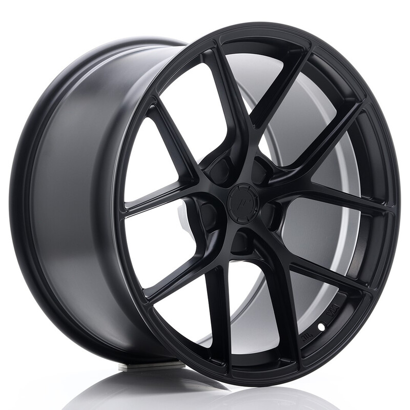 Japan Racing SL-01 Super Light 19x10.5" (5 trous - sur mesure) ET25-40, Noir Mat