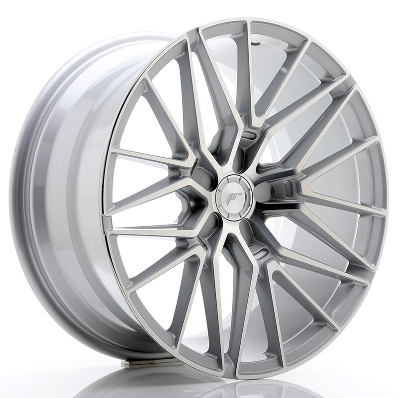 Japan Racing JR-38 19x9.5" (5 trous - sur mesure) ET20-45, Gris Argenté
