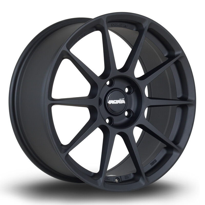Rota FF03 19x8.5" 5x120 ET45, Noir Satiné