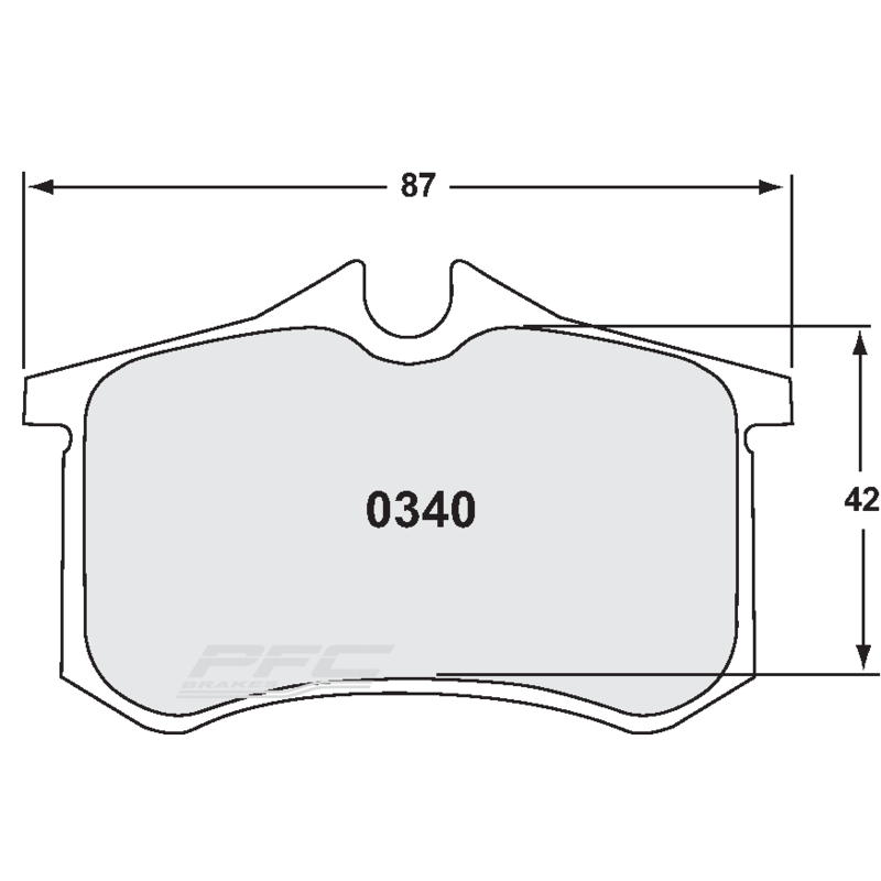 Plaquettes de Freins Arrière PFC 11 pour Renault Megane 3 RS