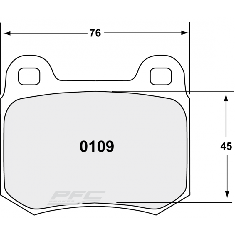 Plaquettes de Freins Arrière PFC 08 pour Nissan 350Z (Brembo)
