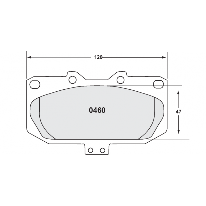Plaquettes de Freins Avant PFC 11 pour Subaru Impreza GC / GF (92-00)