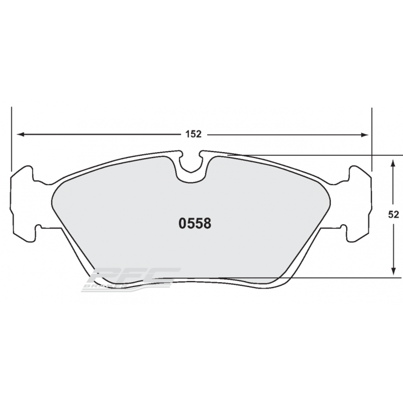 Plaquettes de Freins Avant PFC 08 pour BMW E46