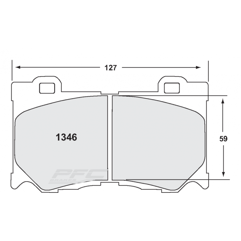 Plaquettes de Freins Avant PFC Z-Rated pour Nissan 370Z (Brembo)