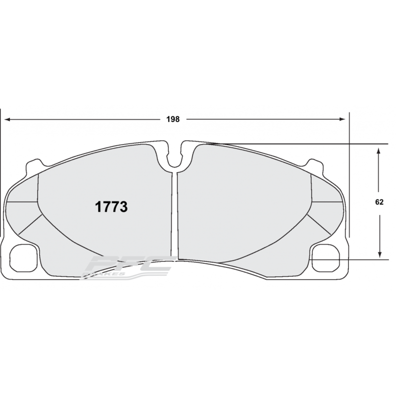 Plaquettes de Freins Avant PFC 331 pour Porsche 991 GT3