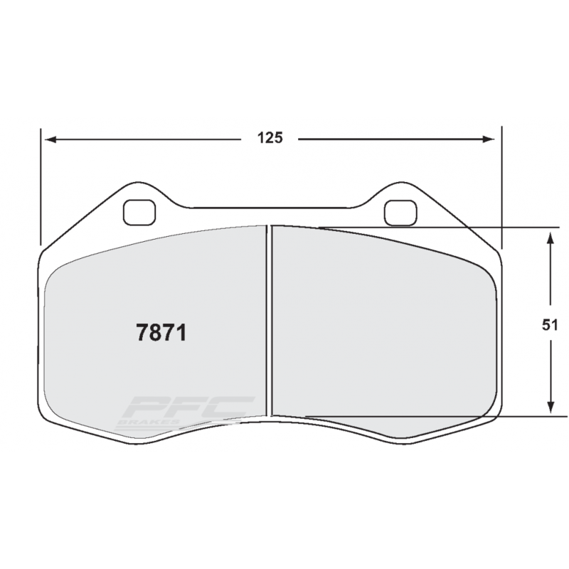 Plaquettes de Freins Avant PFC 13 pour Renault Clio 3 RS