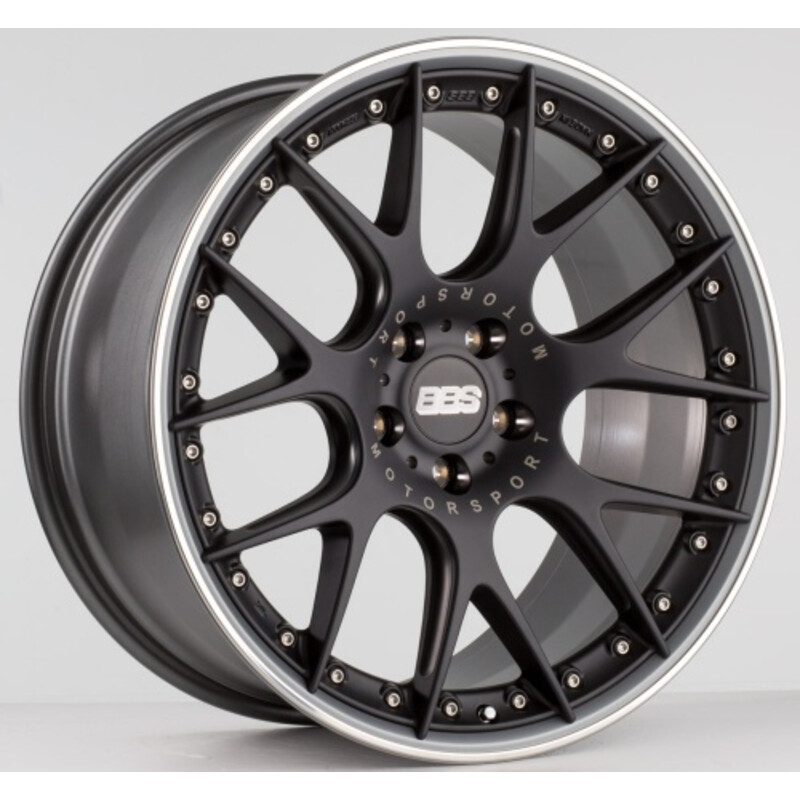 BBS CH-RII 22x10.5" 5x112 ET15, Noir Satiné