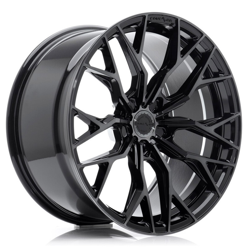 Concaver CVR1 23x10.5" (5 trous - sur mesure) ET5-46, Double Noir Brillant