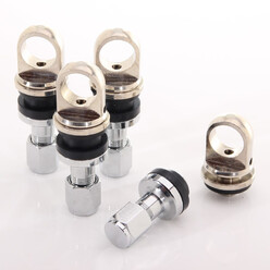 Valves Compatibles TPMS en Aluminium Largeur 6 mm (lot de 4)