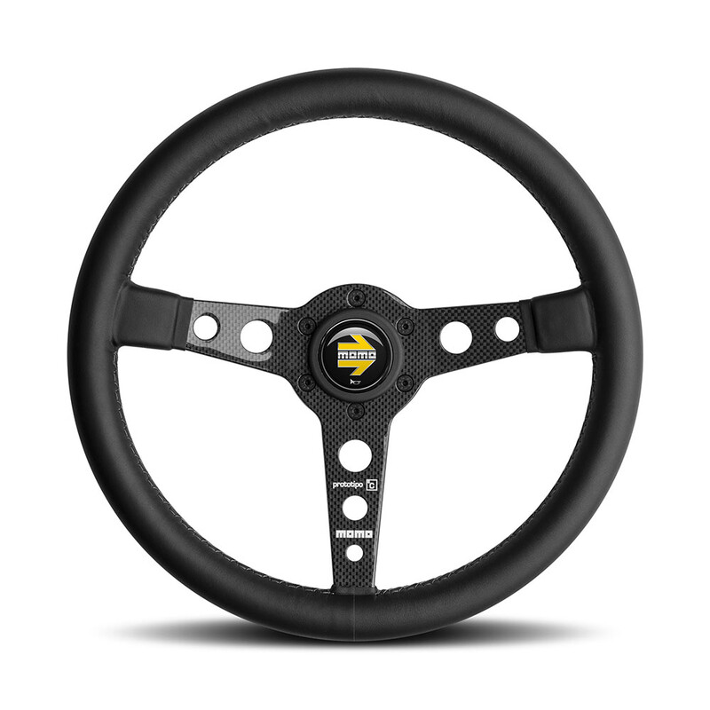 Volant Momo Prototipo Black Edition - 35 cm